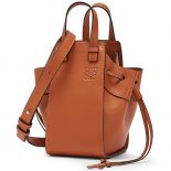 Loewe Women Hammock Dw Mini Bag in Nappa Calf-Carmine