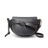 Loewe Women Mini Gate Bag Light Black Color