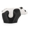 Loewe Women Panda Mini Bag Black White in Calfskin