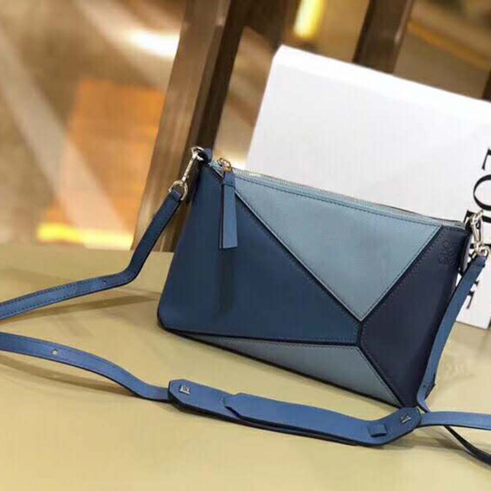 Loewe Women Puzzle Small Bag Varsity Blue Multitone 5 Loewe Women Puzzle Small Bag Varsity Blue Multitone - Image 5