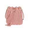 Miu Miu Women Matelasse Leather Bag-Pink