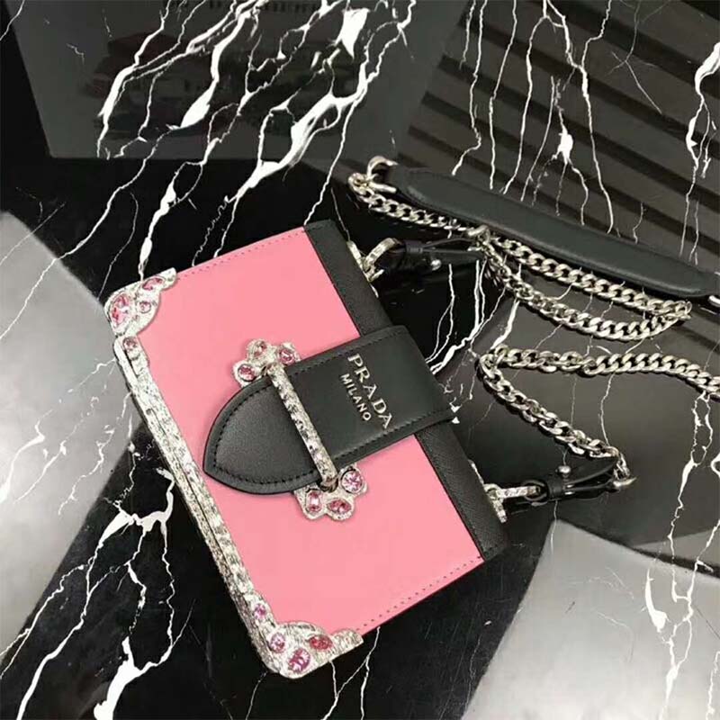 prada cahier pink