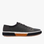Prada Men Shoes Technical Mesh and Leather Sneakers-Grey
