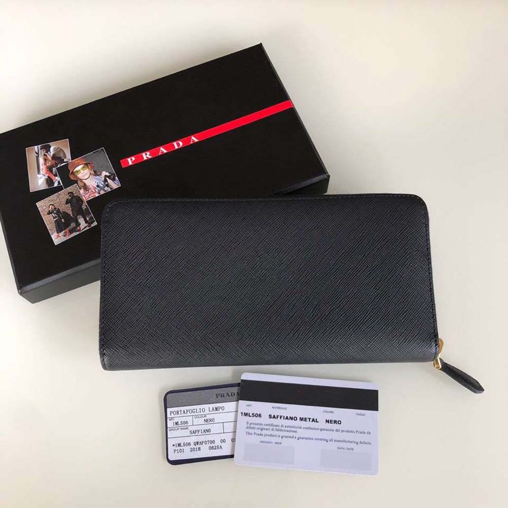 Prada Women Saffiano Leather Mini Shoulder Bag-Black 5 Prada Women Saffiano Leather Mini Shoulder Bag-Black - Image 5