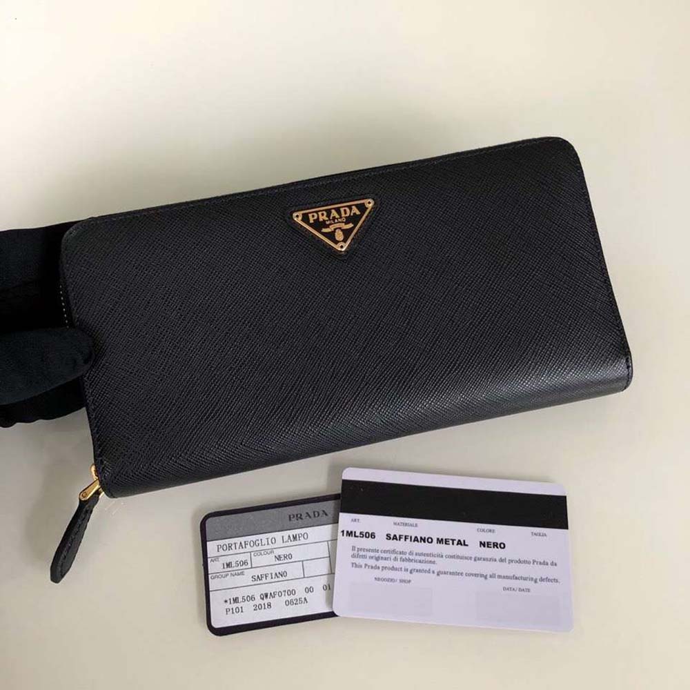 Prada Women Saffiano Leather Mini Shoulder Bag-Black 3 Prada Women Saffiano Leather Mini Shoulder Bag-Black - Image 3