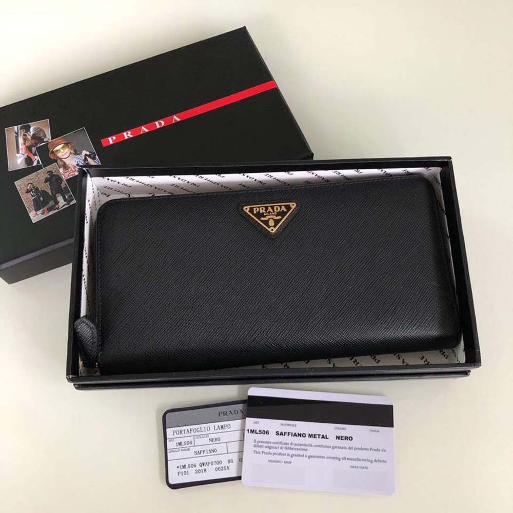 Prada Women Saffiano Leather Mini Shoulder Bag-Black 4 Prada Women Saffiano Leather Mini Shoulder Bag-Black - Image 4