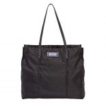 Prada Women Small Etiquette Nylon Bag-Black