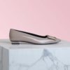 Roger Vivier Women Belle Vivier Pumps in Patent Leather-Grey