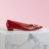 Roger Vivier Women Belle Vivier Pumps in Patent Leather-Red