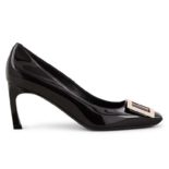 Roger Vivier Women Belle Vivier Trompette Pumps Patent Leather-Black
