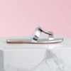 Roger Vivier Women Bikiviv' Mules Flat Sandals-Silver