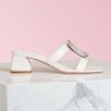 Roger Vivier Women Bikiviv' Strass Mules-White