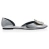 Roger Vivier Women Shoes Chips Ballerinas-Silver