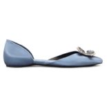 Roger Vivier Women Shoes Dorsay Crown Jewels Ballerinas-Blue