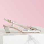 Roger Vivier Women Sling Back Vivier Pumps-Silver
