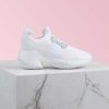 Roger Vivier Women Viv' Run Strass Buckle Sneakers-White 12 Roger Vivier Women Viv' Run Strass Buckle Sneakers-White