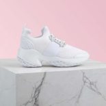 Roger Vivier Women Viv' Run Strass Buckle Sneakers-White