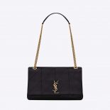 Saint Laurent YSL Medium Jamie Bag in Patchwork Leather-Black