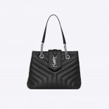 Saint Laurent YSL Small Loulou Shopping Bag Y Quilted-Black