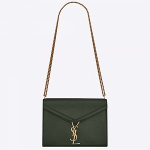 Saint Laurent Cassandra Chain Bag in Green