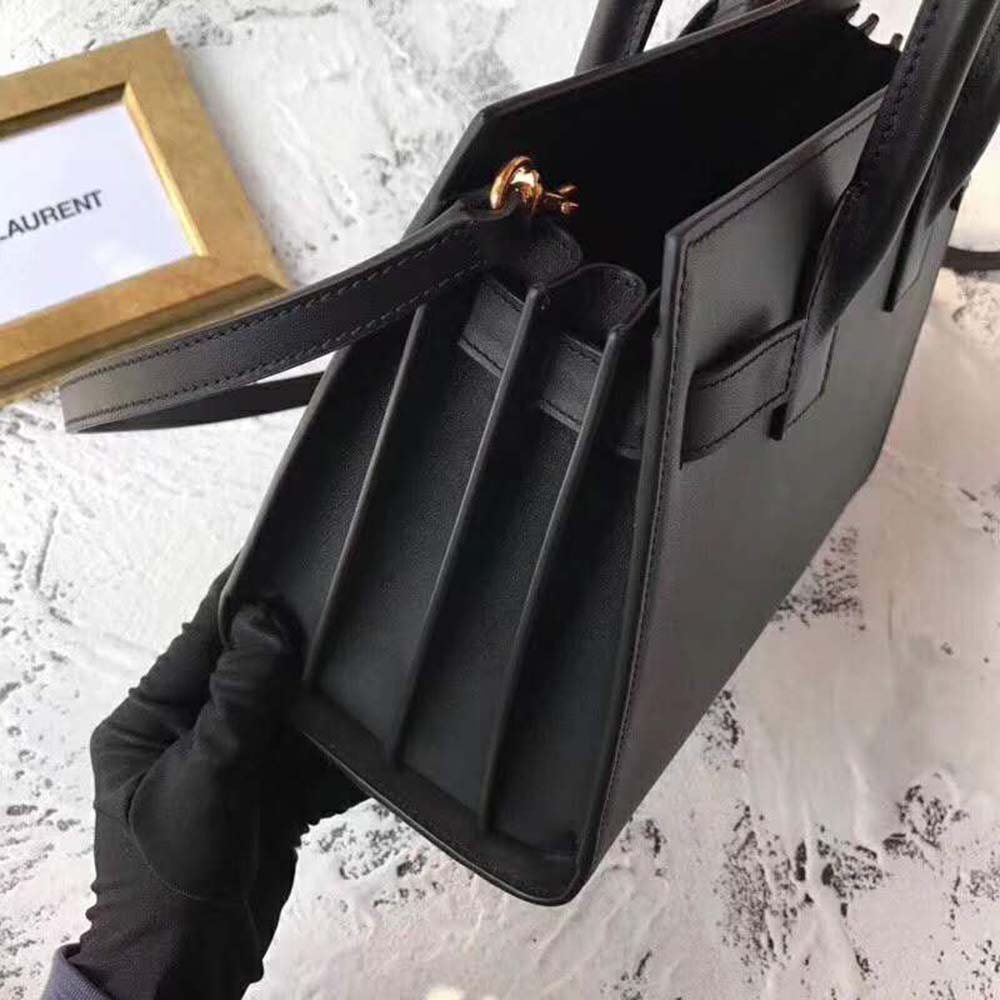 Saint Laurent YSL Women Classic Sac De Jour Baby Smooth-Black 5 Saint Laurent YSL Women Classic Sac De Jour Baby Smooth-Black - Image 5