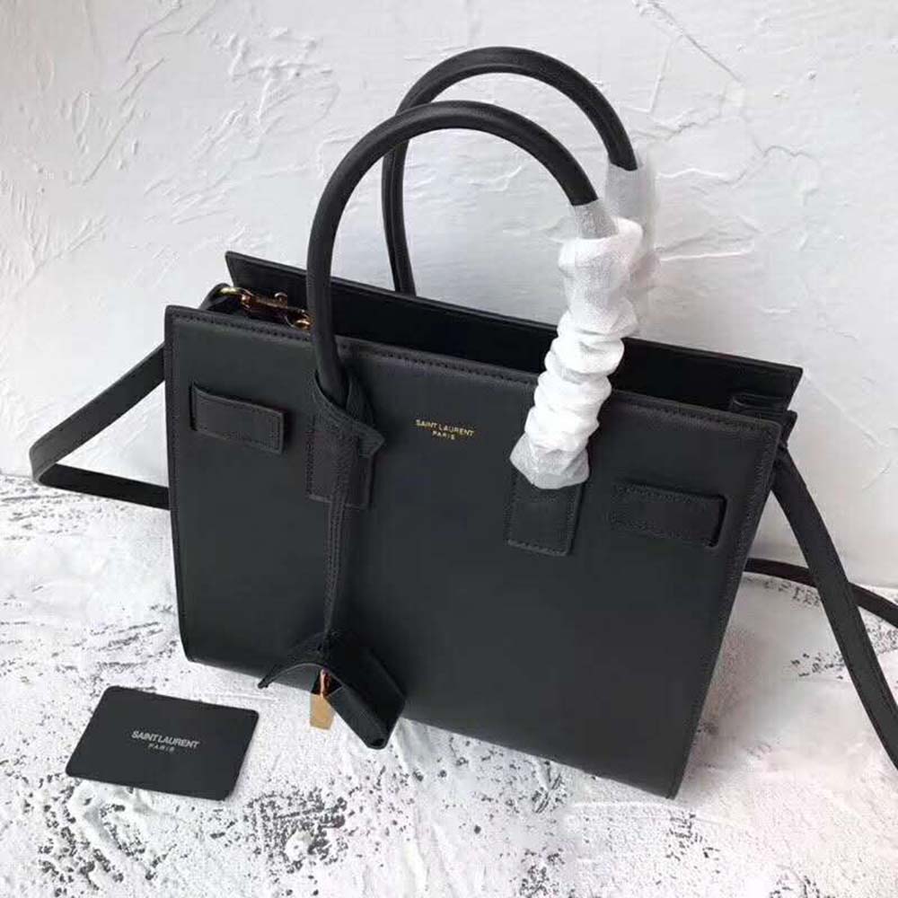 Saint Laurent YSL Women Classic Sac De Jour Baby Smooth-Black 4 Saint Laurent YSL Women Classic Sac De Jour Baby Smooth-Black - Image 4