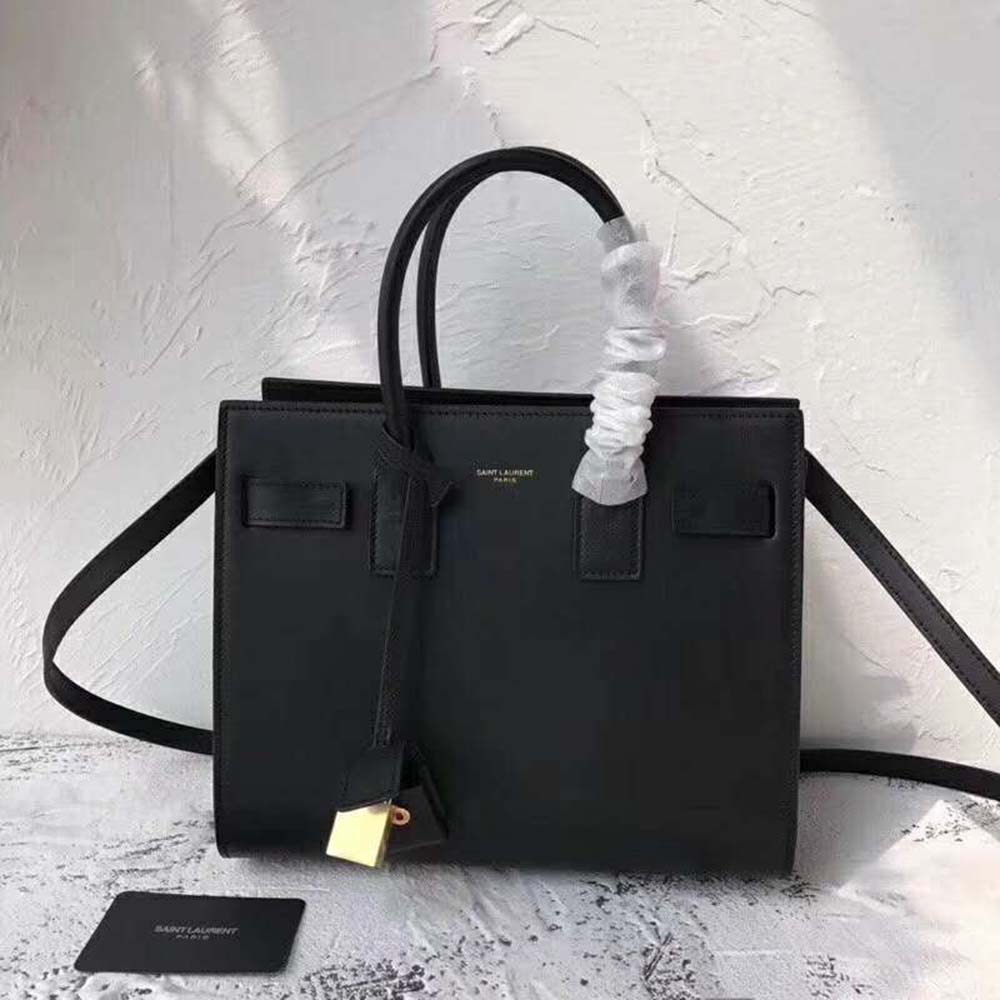 Saint Laurent YSL Women Classic Sac De Jour Baby Smooth-Black 2 Saint Laurent YSL Women Classic Sac De Jour Baby Smooth-Black - Image 2