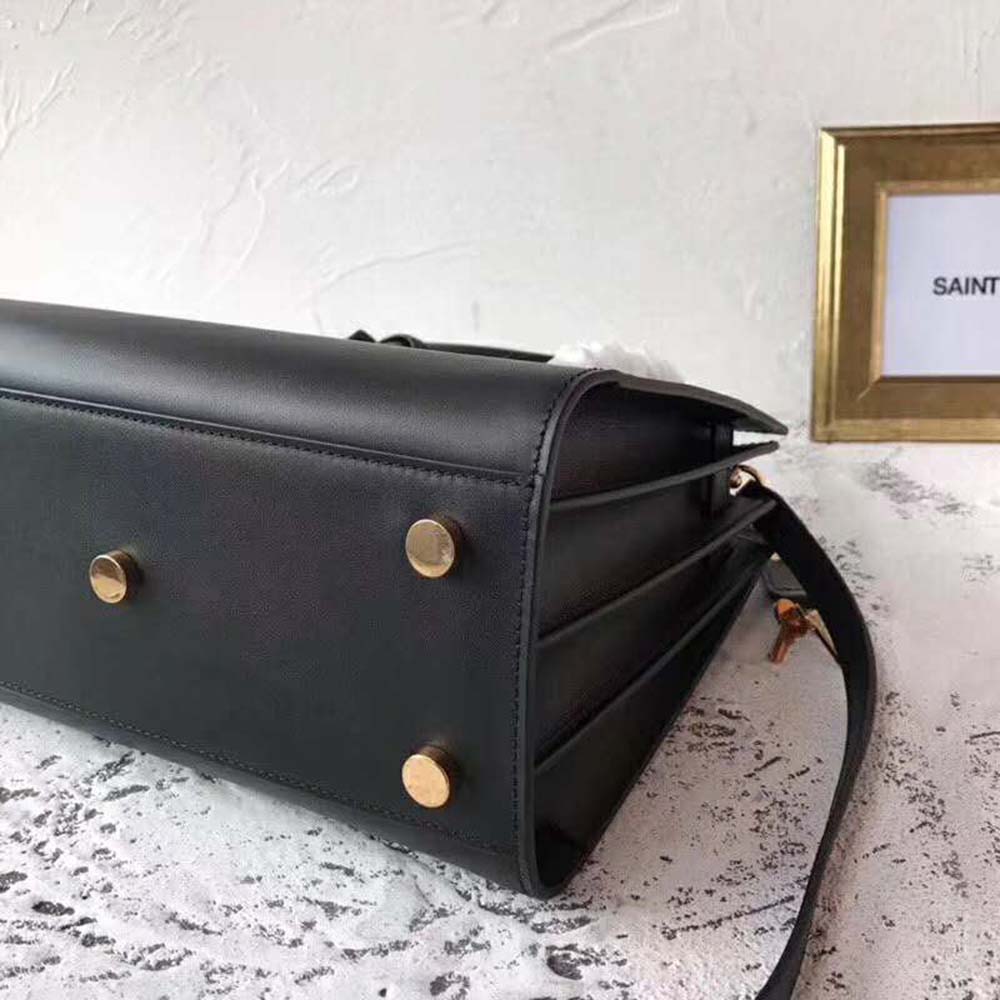 Saint Laurent YSL Women Classic Sac De Jour Baby Smooth-Black 8 Saint Laurent YSL Women Classic Sac De Jour Baby Smooth-Black - Image 8
