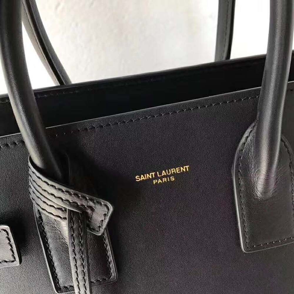 Saint Laurent YSL Women Classic Sac De Jour Baby Smooth-Black 9 Saint Laurent YSL Women Classic Sac De Jour Baby Smooth-Black - Image 9
