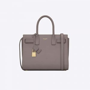 Saint Laurent YSL Women Classic Sac De Jour Baby Smooth-Grey