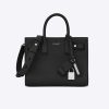 Saint Laurent YSL Women Classic Sac De Jour Nano Grained-Black