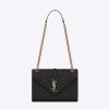 Saint Laurent YSL Women Envelope Medium Bag Grain De Poudre Embossed