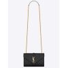 Saint Laurent YSL Women Envelope Small Grain De Poudre Embossed