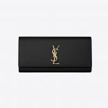 Saint Laurent YSL Women Kate Clutch Grain De Poudre Embossed