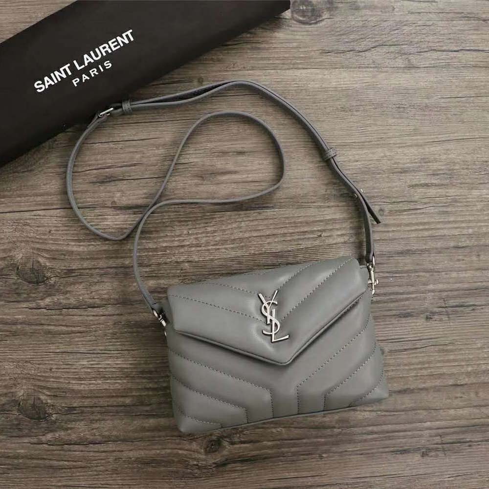 ysl loulou small grey