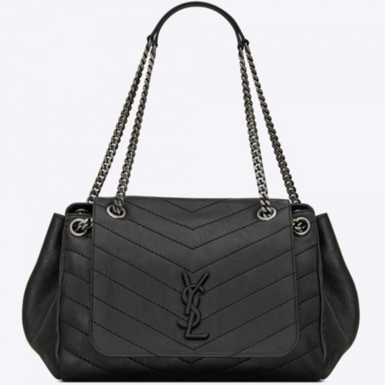 ysl velvet bag black