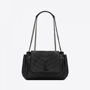 Saint Laurent YSL Women Nolita Small Bag Vintage Leather-Black