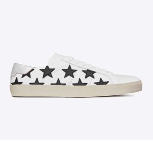 Saint Laurent YSL Women Signature Court California Sneaker Leather-White