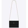 Saint Laurent YSL Women Victoire Chain Bag Crinkled Leather-Black 12 Saint Laurent YSL Women Victoire Chain Bag Crinkled Leather-Black