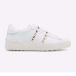 Valentino Unisex Rockstud Untitled Sneaker Shoes White