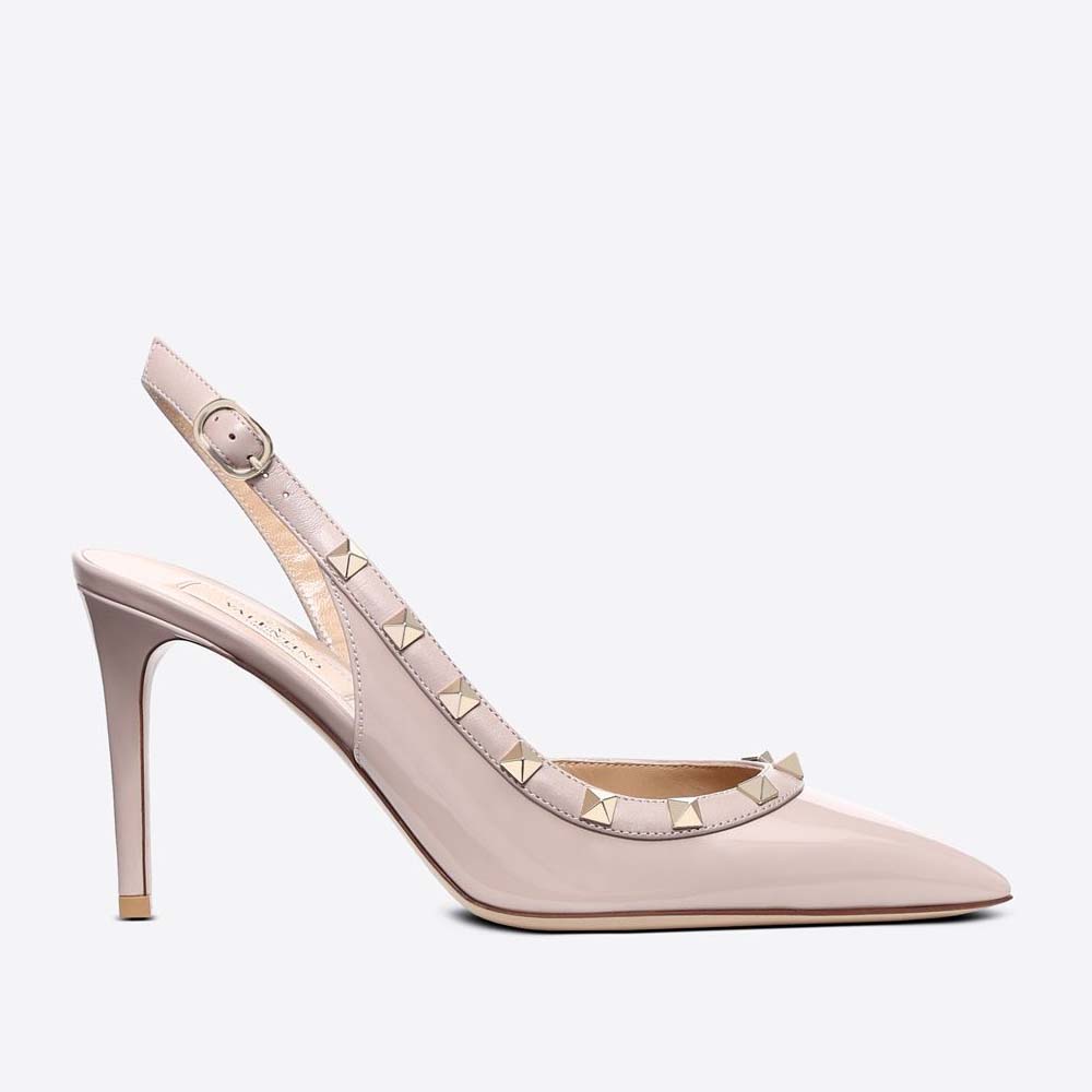 valentino studded slingback