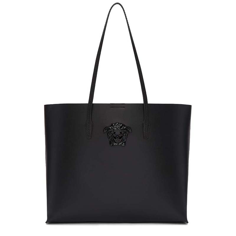 Medusa leather tote discount bag