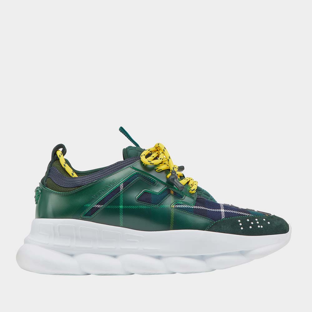 green versace trainers