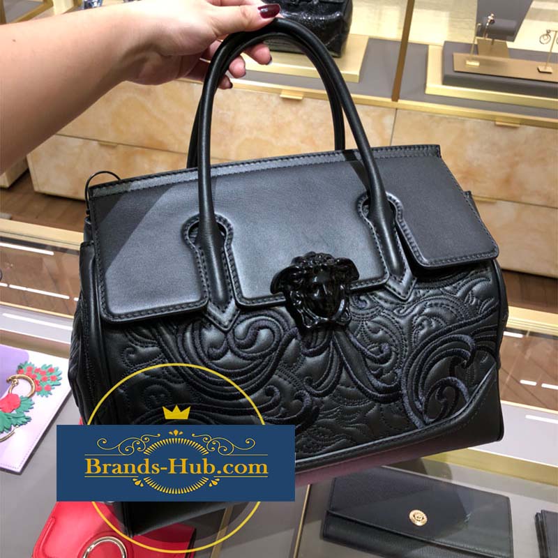 versace embroidered palazzo empire bag