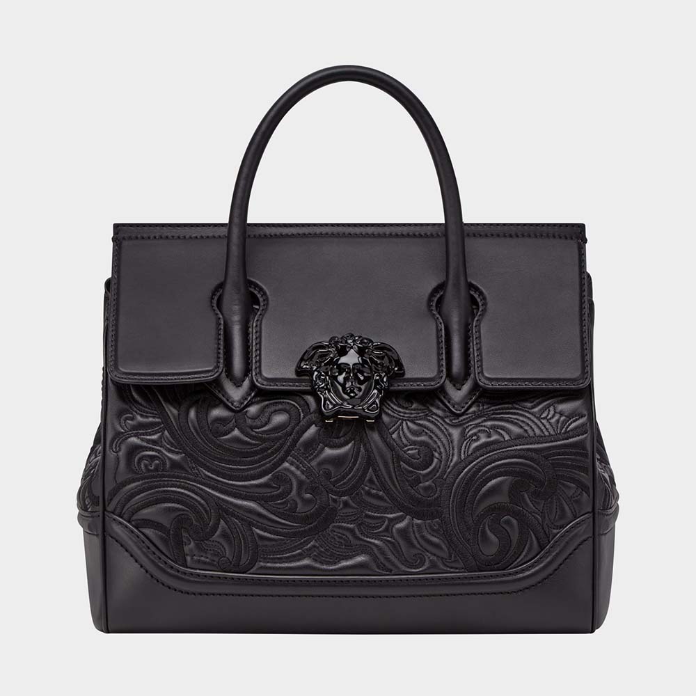 versace embroidered palazzo empire bag