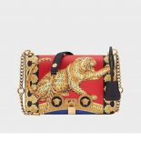 Versace Women Signature Pillow Talk in Calf Leather-Black