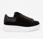 Alexander Mcqueen Unisex Oversized Sneaker With Black Velvet Calf Leather