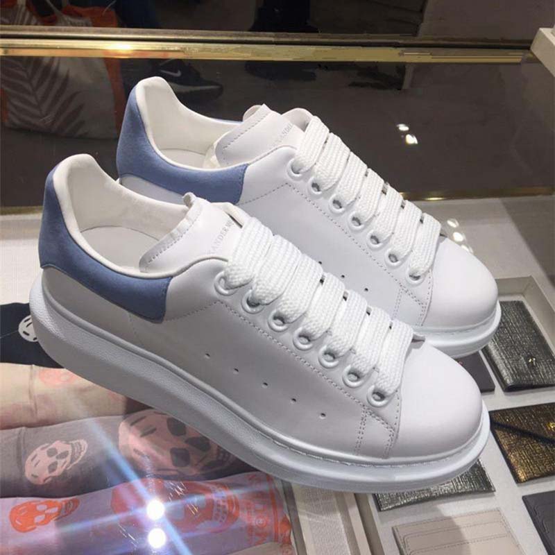 Alexander McQueen Women Oversized Sneaker Shoes-Blue