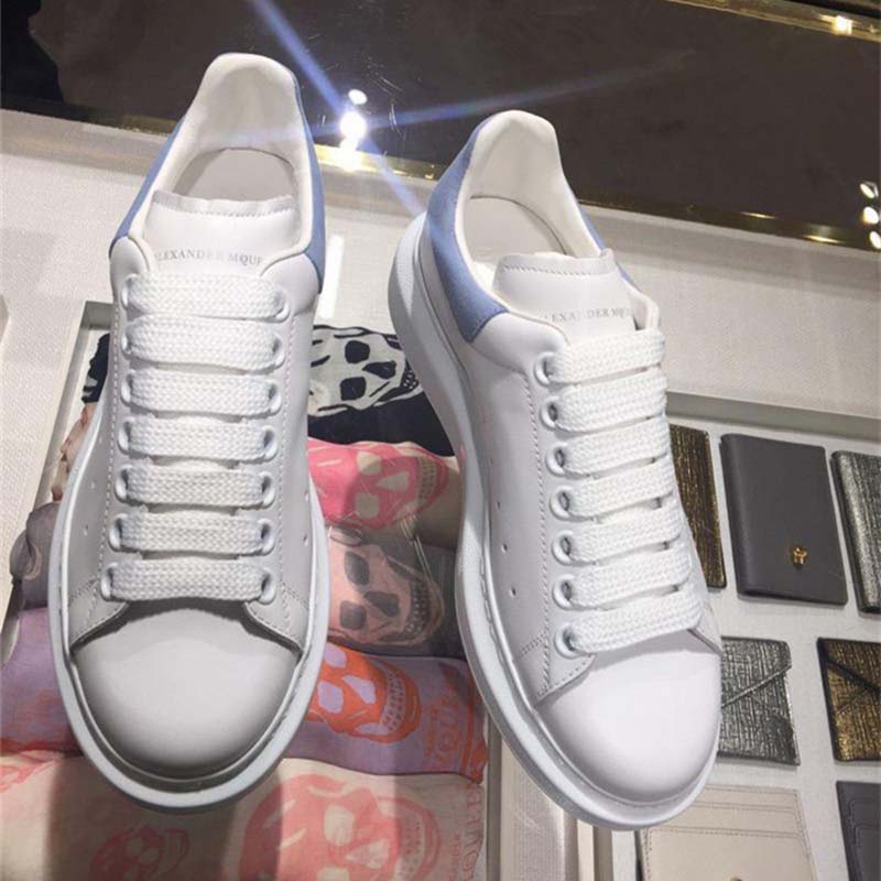 Alexander McQueen Women Oversized Sneaker Shoes-Blue
