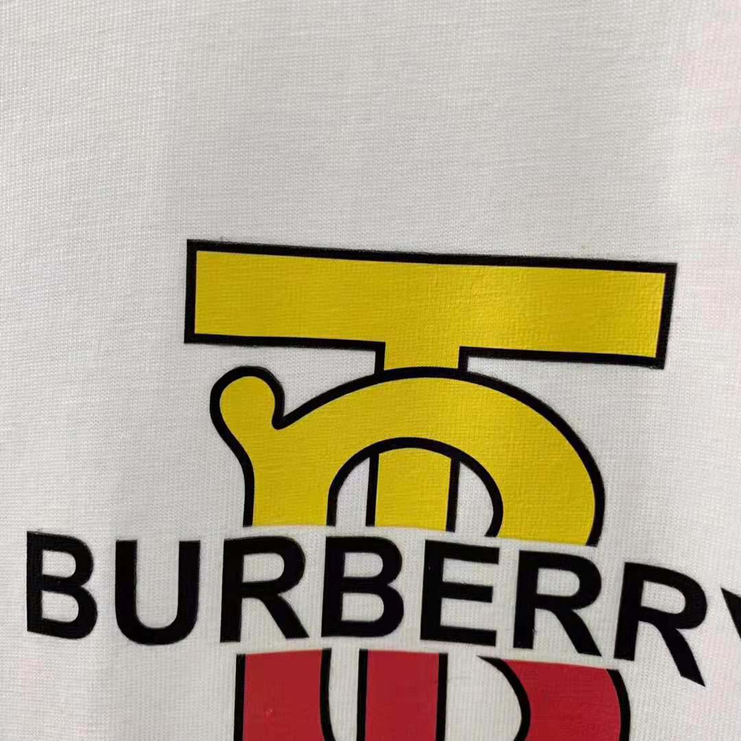 Burberry Men Monogram Motif Cotton Oversized T-Shirt-White